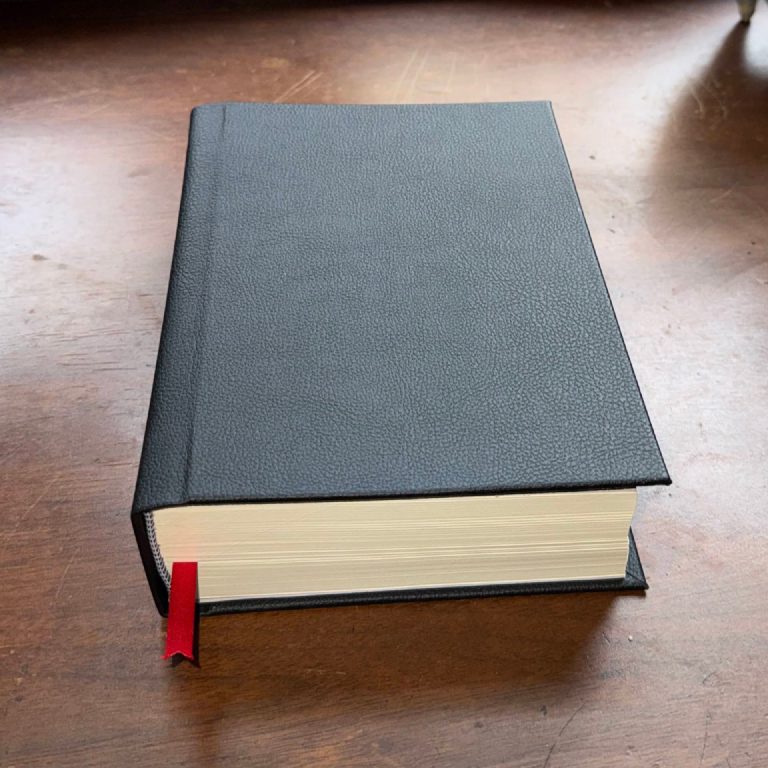 One of the finished Apollo 11 transcripts.