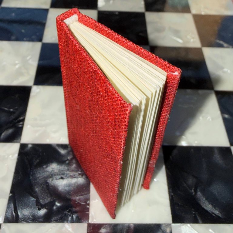 The finished miniature book.