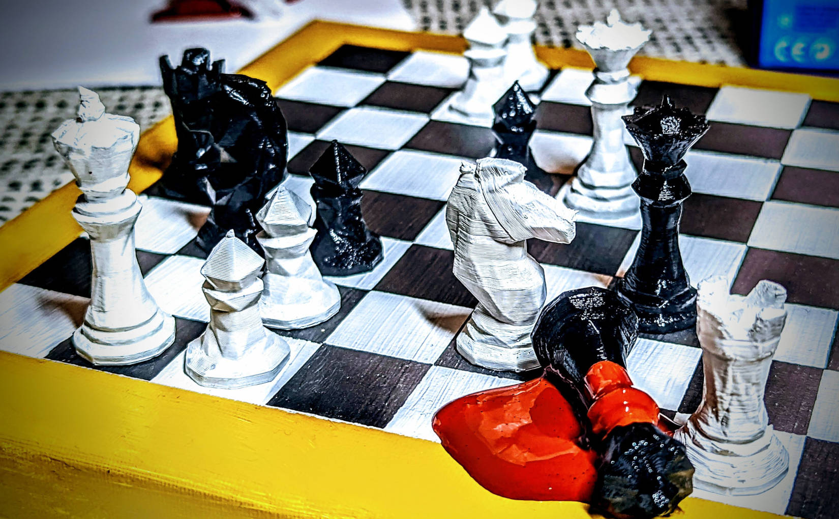 Chess board and pieces used in the 1996 Kasparov vs. Deep Blue match,, Mastering the Game